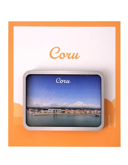 Сувенирный магнит Береговая линия (Сочи) (дерево) (СчБрдл1) - фото 1