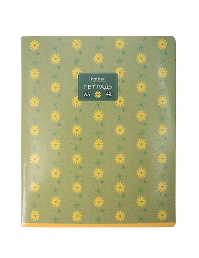 Тетрадь 48л кл. "Цветочный орнамент" мел.картон, ассорти - фото 1