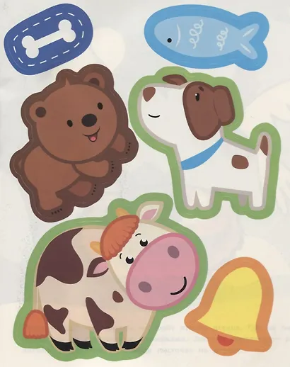 Мамы и малыши (Книжка с многоразовыми наклейками) - фото 4