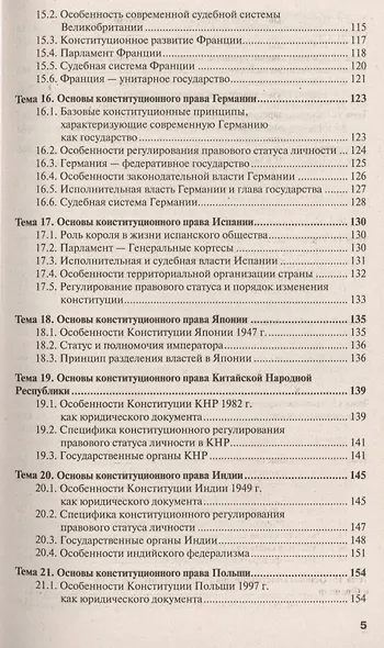 Конституционное право зарубежных стран: краткий курс лекций. 3-е изд., перераб. и доп. - фото 4