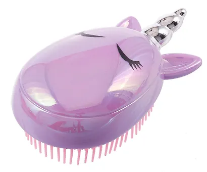 Расческа для волос единорог (сиреневая) (12см) (BHB1-02) (Shinewell) - фото 5