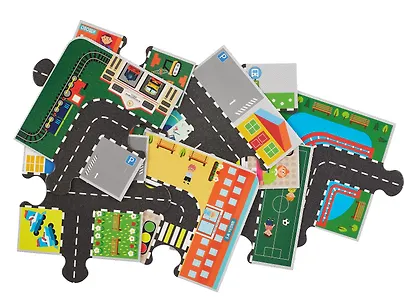 Пазл 24 элемента напольный "Дорога" 960х640 мм - фото 3