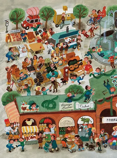 В большом городе. Виммельбух - фото 2