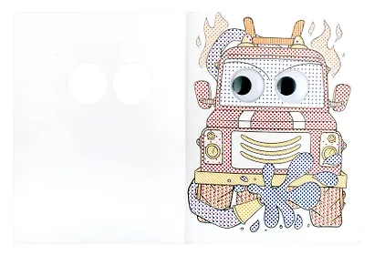 Водная раскраска с глазками и кисточкой. Нужные машины - фото 3