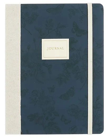 Книга для записей А5 80 листов в линейку, "Flowers" на резинке, в ассортименте - фото 8