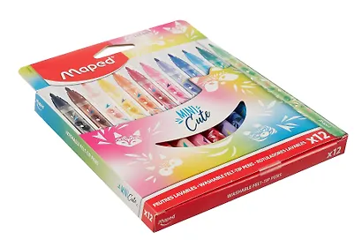 Фломастеры «Mini cute» Maped, 12 цветов - фото 2