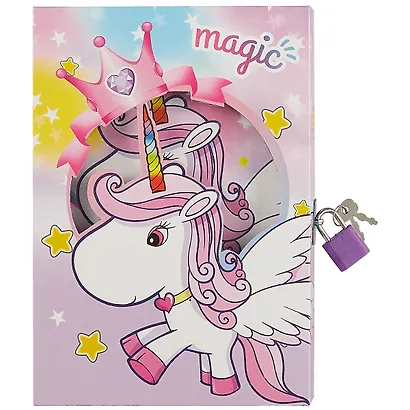 Записная книжка «Unicorn» А6+, 50 листов, с замочком, в ассортименте - фото 5