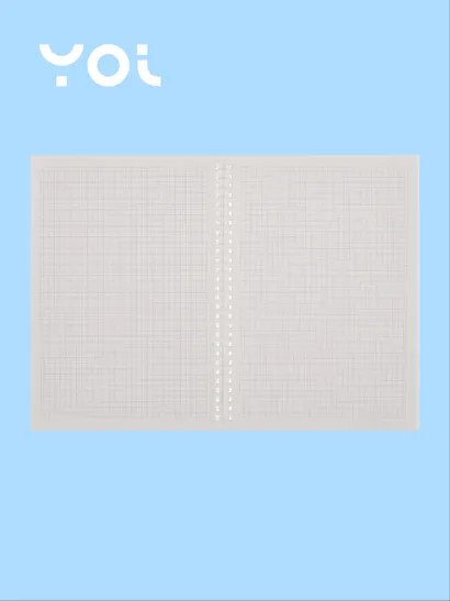 Тетрадь В5 70 листов в клетку "Light and Poem", резинка, в ассортименте, Yoi - фото 6