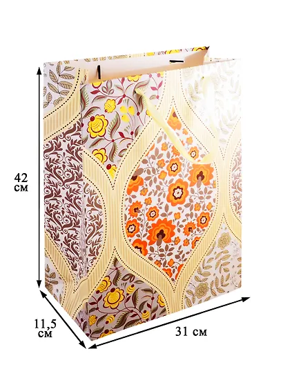 Пакет А3 31*42*12 "Узор" жен., бум.мат.ламинат - фото 2