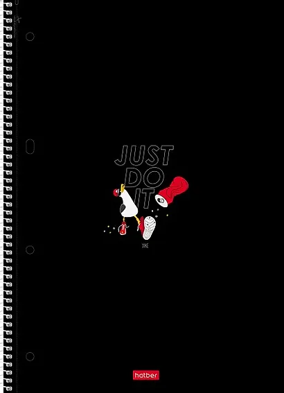 Тетрадь А4 120л кл. "Приключения чайки" 7БЦ, спираль, ламинация soft touch - фото 1