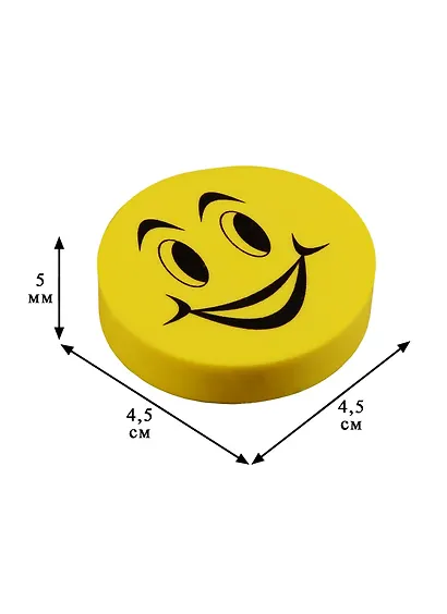 Ластик "Смайлик" круглый, Centrum - фото 3
