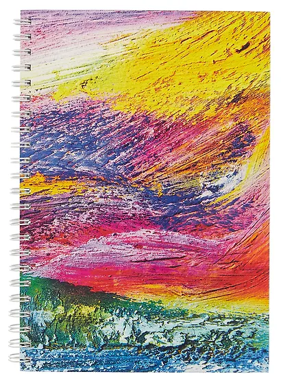 Тетрадь А4 120л кл. "Живопись" 7БЦ, евроспираль,глянц.ламин. - фото 1