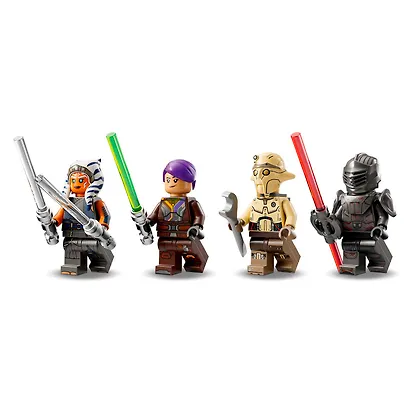 LEGO Star Wars: Джедайский шаттл T-6 Асоки Тано, 599 деталей (75362) - фото 8