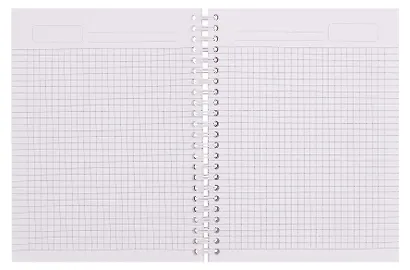 Тетрадь 120 листов в клетку "Blossom. Irises", на спирали - фото 3