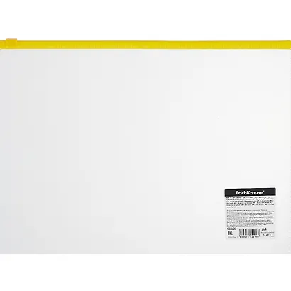 Папка на молнии А4 "Fizzy Clear" цв.молния, ассорти, Erich Krause - фото 5