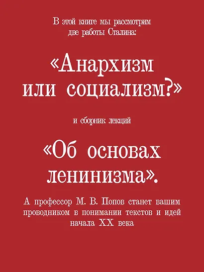 Иосиф Виссарионович Сталин. Избранное. С комментариями профессора М.В. Попова - фото 4