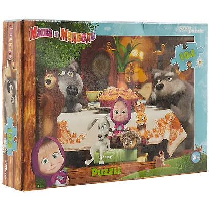 Пазл Маша и Медведь - 2 Step puzzle 104эл. 82181 - фото 2