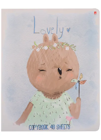 Тетрадь в клетку Альт, "Милашки", 48 листов, в ассортименте - фото 4