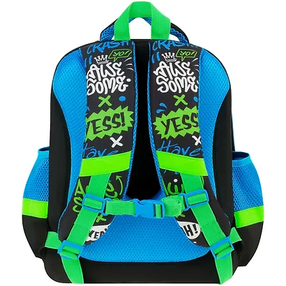 Ранец "Crash" 2 отделения, 35*29*12 см, 2 кармана, анатомическая спинка - фото 4