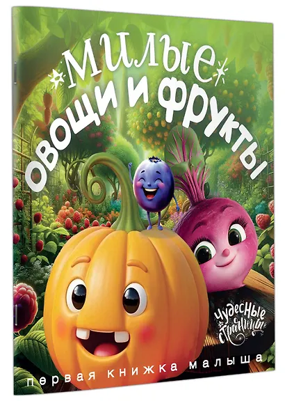 Милые овощи и фрукты. Первая книжка малыша - фото 3