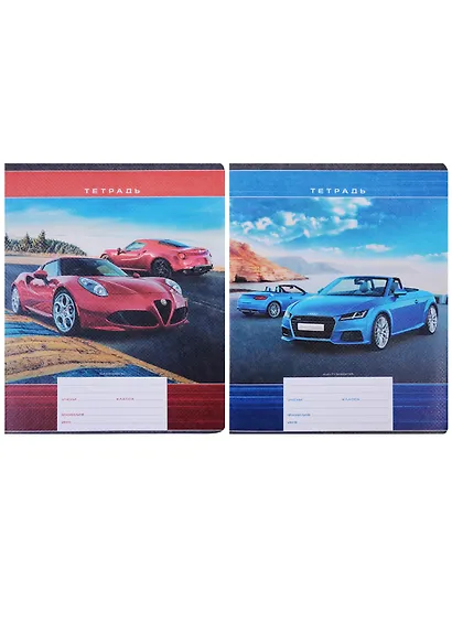 Тетрадь в клетку Hatber, "Машины", 12 листов, в ассортименте - фото 7
