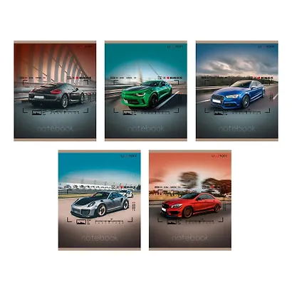 Тетрадь в клетку Listoff, "Скорость и драйв", 48 листов, в ассортименте - фото 1