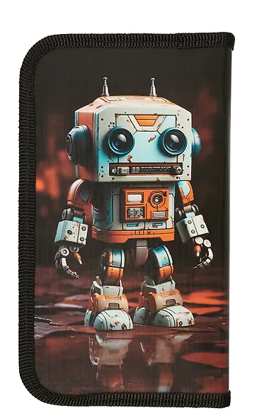 Пенал 1отд. "Робо" 19*11,5см, молния, глянц. ламин., таблица умножения, инд.уп. - фото 6