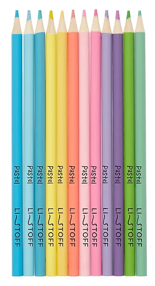 Карандаши цветные 12 цветов, "Pastel. Нежность", Listoff - фото 2