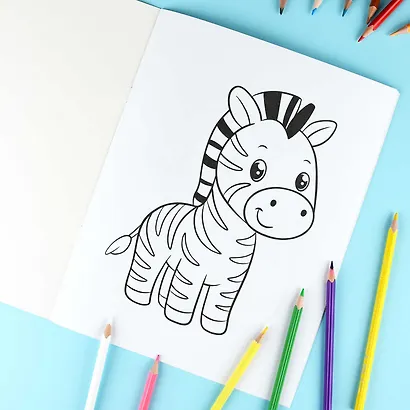 Дикие животные. Раскраска - фото 3