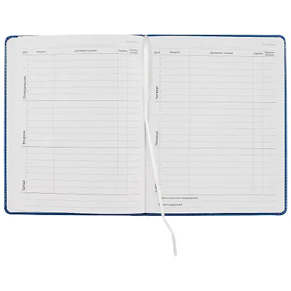 Дневник школьный GoodMark, Blue&Puffy sticker - фото 2