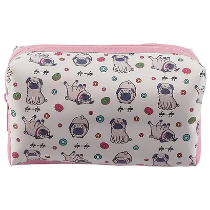 Косметичка на молнии Мопсы фр-фр (16х8) (ПВХ бокс) (12-11835-mops) - фото 2