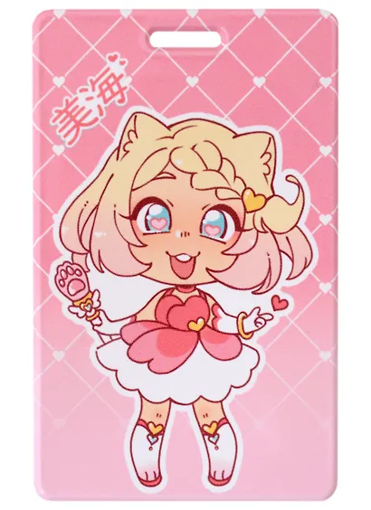 Чехол для карточек Аниме Девочка чиби Мими (цветная) - фото 1