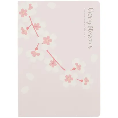 Тетрадь в линейку Languo, Cherry blossoms, B5, 48 листов, в ассортименте - фото 1
