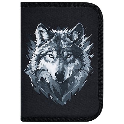 Пенал «Gray wolf», 1 отделение, полиэстер, 21х14 см, Brauberg - фото 2