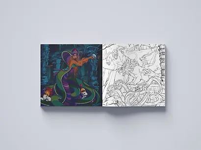 Химеры, василиски и другие монстры мировых бестиариев. Арт-книга для творчества - фото 7