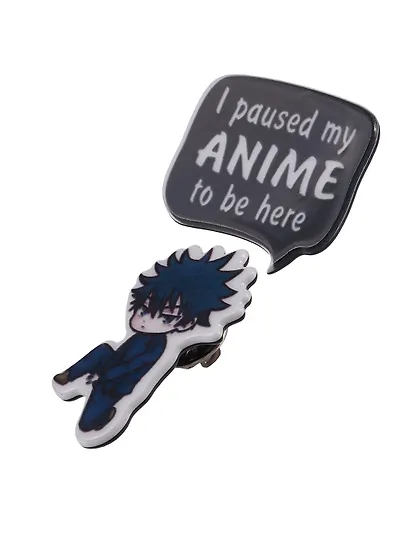 Набор Значков Аниме Чиби Мальчик (акрил) (упаковка) - фото 2