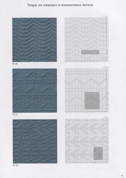 Коллекция японских узоров Йоко Хатты. 200 стильных дизайнов для вязания спицами - фото 7