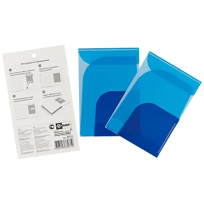 Папка-уголок, 2 отделения, А6+ - фото 2