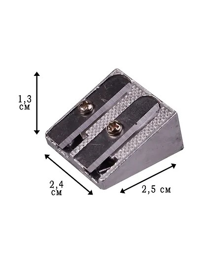 Точилка 2 отверстия, металл - фото 4