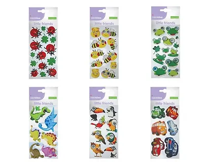 HOBBY TIME Наклейки с подвижными глазками, набор №1, 6 видов - фото 1