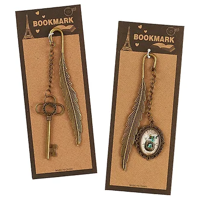 Закладка для книг «Перо» с подвеской, 3 х 12 см - фото 4