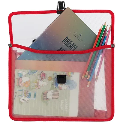 Папка-портфель «Красный», 2 отделения - фото 2