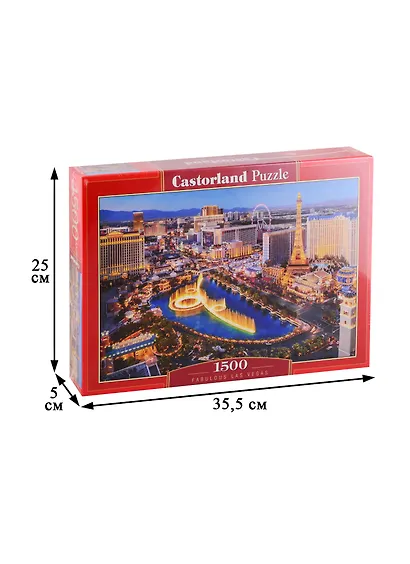 Пазл Сказочный Лас-Вегас Castorland 1500 элементов C-151882 - фото 2