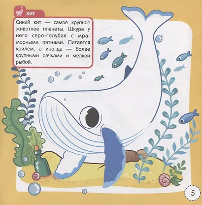Животные морей и океанов. Книжка-раскраска - фото 2