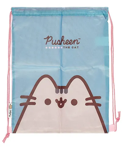 Мешок для сменной обуви "Pusheen" 38*48см, синий, полиэстер - фото 3