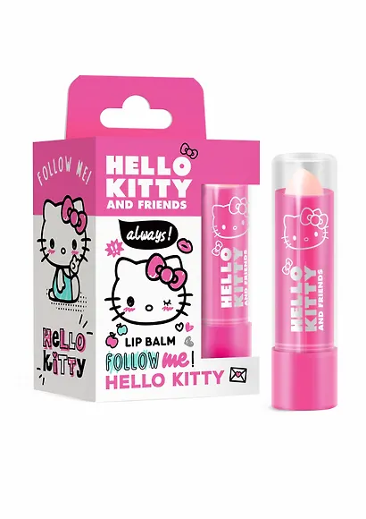 Бальзам для губ Hello Kitty с эффектом сияния+сюрприз (4,2 г) (ПВХ бокс) - фото 1