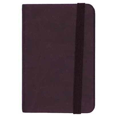 Записная книжка А7 80л лин. "Joy Book. Брауни" иск.кожа, тонир.блок, скругл.углы, ляссе, резинка, карман на задн.форзаце - фото 3