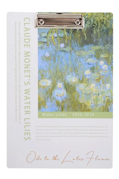 Планшет А4 "Claude Monet. Water lilies", ассорти - фото 2