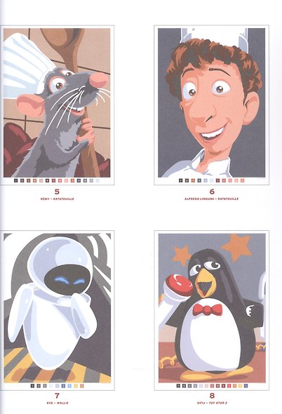 Coloriages mysteres Disney Pixar Раскраска Волшебный мир Диснея Pixar /Книги на французском языке - фото 5