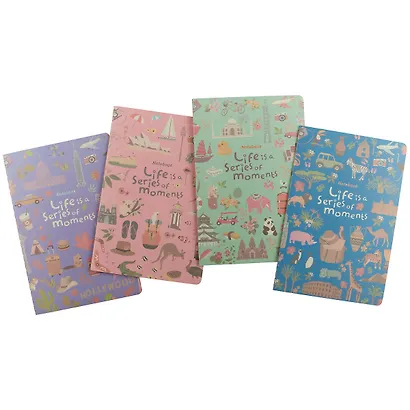 Тетрадь в линейку Series of moments, А5, 32 листа, в ассортименте - фото 3